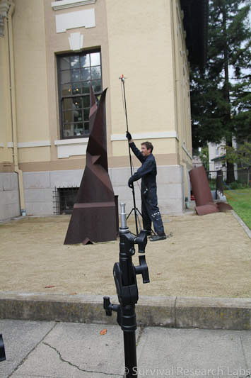 Ian Williamson sets up video