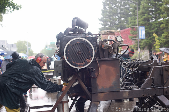 Big Arm pre-show check