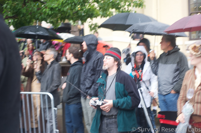 Geo Homsy operating the Running Machine