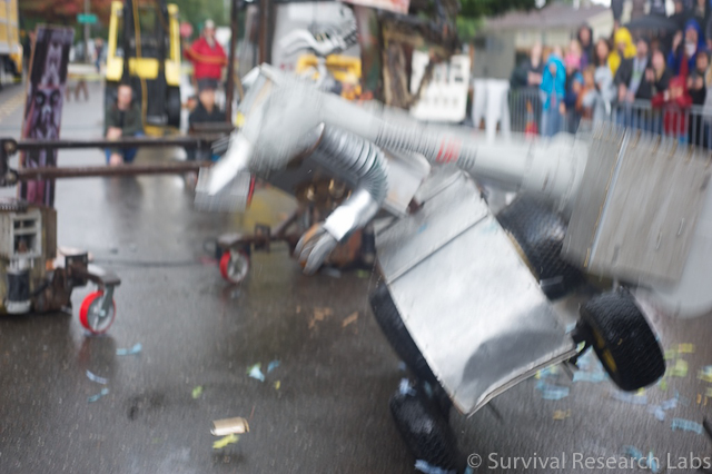 Motoman whacks BlenderBot and knocks its head off