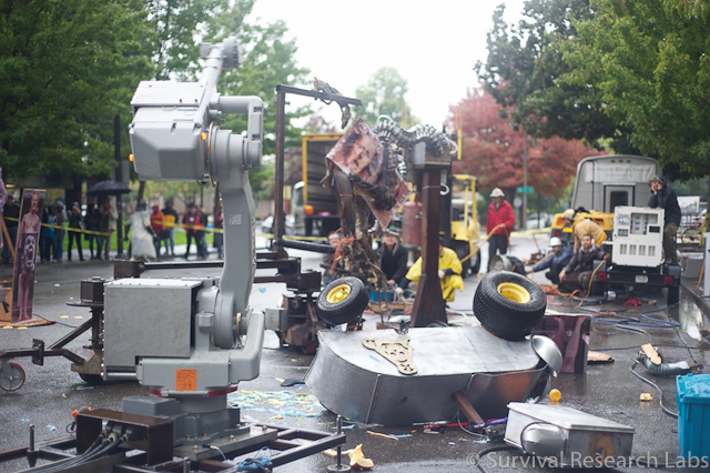 Motoman + Spine Robot carnage