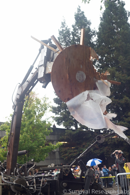 Big Arm and whats left of the Stick Wheel Robot