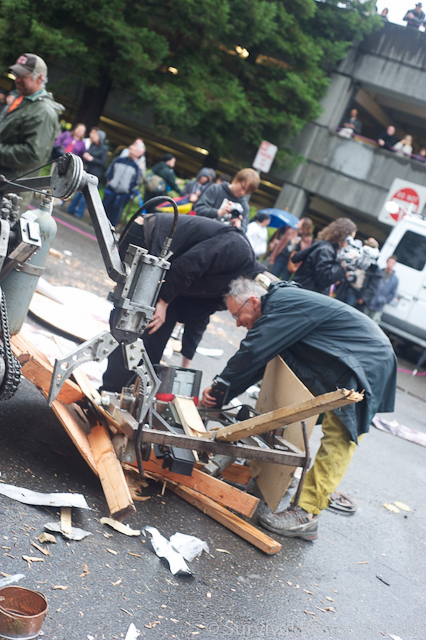 Examining the Wreckage